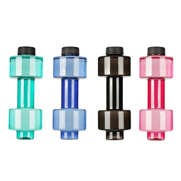 550ML Dumbbell Water Bottle – Unbreakable Sports Fitness Bottle
